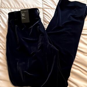 NWT WHBM Luna Wide Leg Velvet Pant